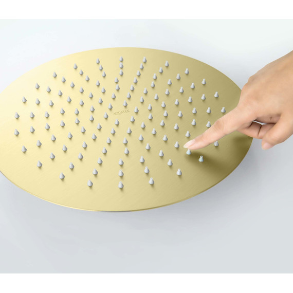 Верхний душ Aquatek 300x300 AQ2075BG, золото шлифованное - фото 3