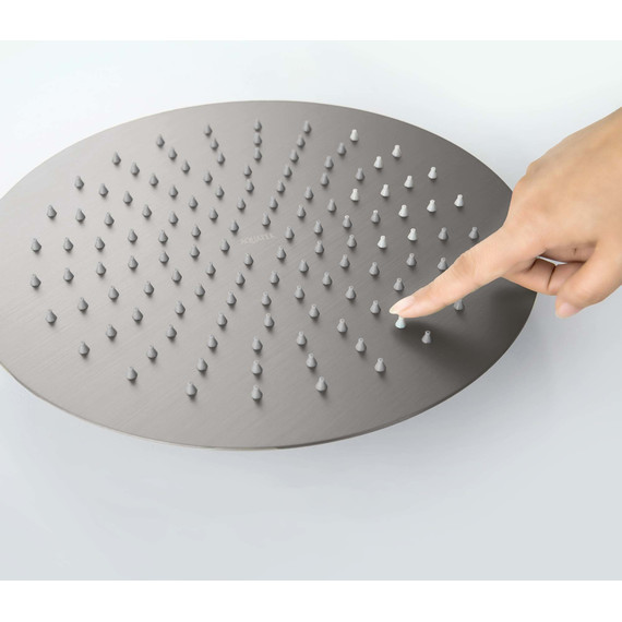 Верхний душ Aquatek 300x300 AQ2075BGM, оружейная сталь - фото 3