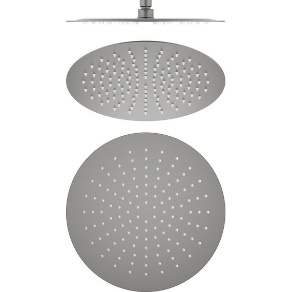 Верхний душ Aquatek 300x300 AQ2075BGM, оружейная сталь - фото 2