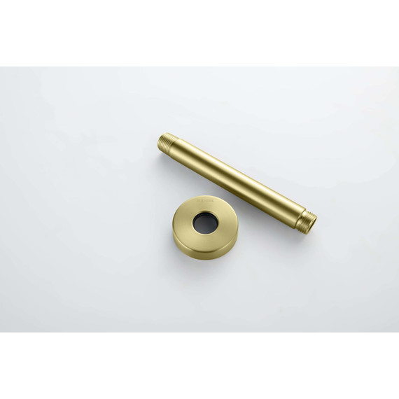 Кронштейн потолочный для верхнего душа Aquatek 150 мм AQ2171BG, золото шлифованное - фото 3