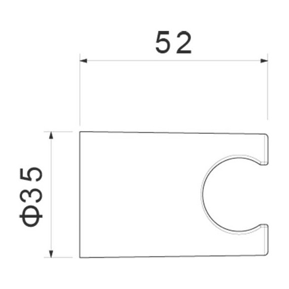 Держатель душевой лейки Aquatek AQ2404BG, золото шлифованное - фото 3