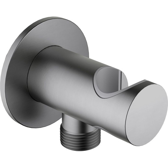 Шланговое подсоединение Aquatek AQ2464BGM, оружейная сталь - фото 2