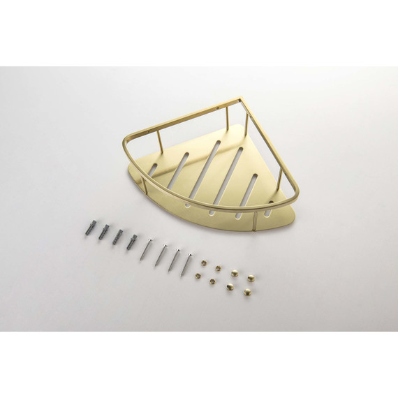 Полка угловая Aquatek AQ4926BG, цвет золото шлифованное - фото 5