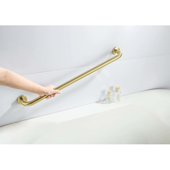 Поручень для ванны Aquatek 65 см AQ4996BG, цвет золото шлифованное - фото 5
