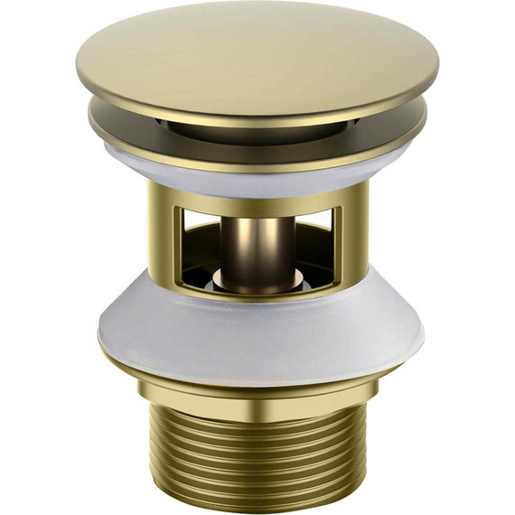 Донный клапан Aquatek AQ6002BG, золото шлифованное - фото 2