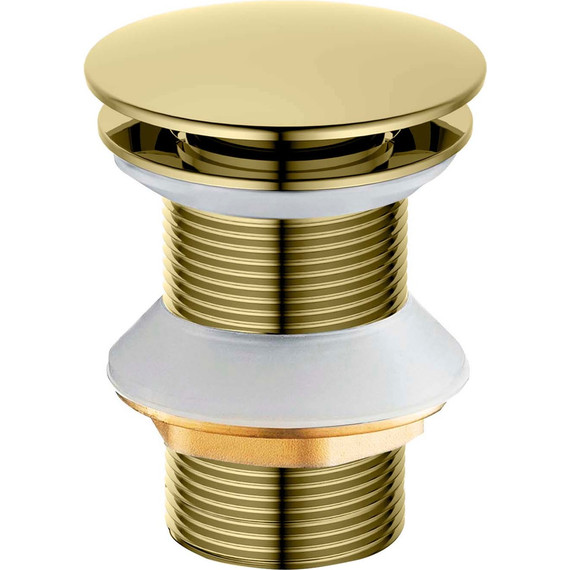 Донный клапан Aquatek AQ6003PG, золото полированное - фото 7