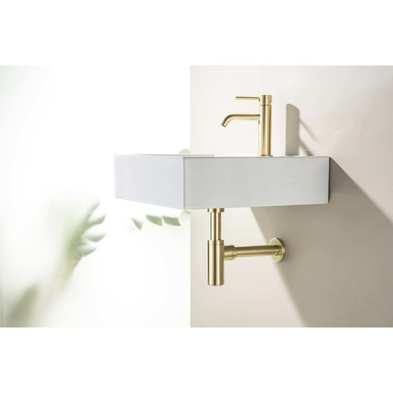 Сифон для умывальника Aquatek AQ6012BG, золото шлифованное - фото, картинка 3 Сифон для умывальника Aquatek AQ6012BG, золото шлифованное - фото 3