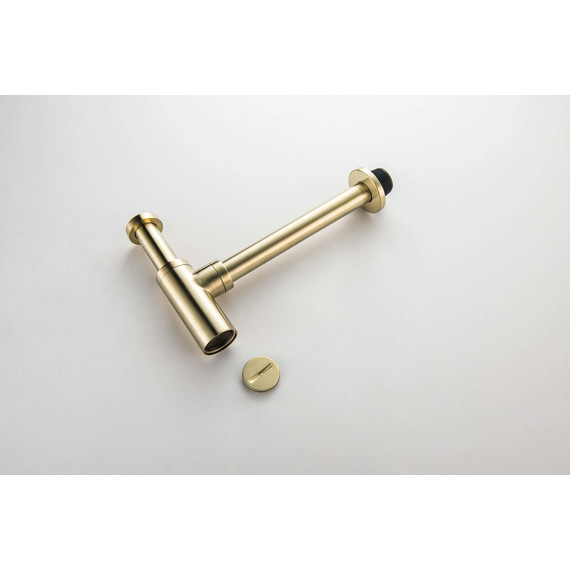 Сифон для умывальника Aquatek AQ6012BG, золото шлифованное - фото, картинка 5 Сифон для умывальника Aquatek AQ6012BG, золото шлифованное - фото 5