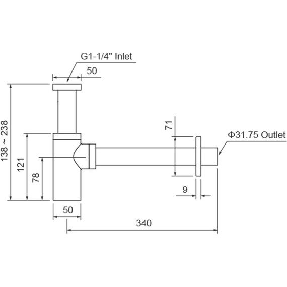 Сифон для умывальника Aquatek AQ6012PG, золото полированное - фото, картинка 8 Сифон для умывальника Aquatek AQ6012PG, золото полированное - фото 8
