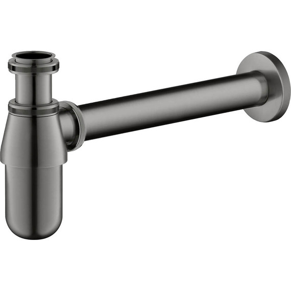 Сифон для умывальника Aquatek AQ6014BGM, оружейная сталь - фото, картинка 2 Сифон для умывальника Aquatek AQ6014BGM, оружейная сталь - фото 2