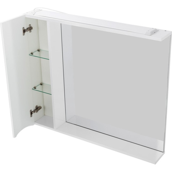 Зеркало-шкаф BelBagno 90 см MARINO-SPC-900/750-1A-BL-P-L, Bianco Lucido - фото 7