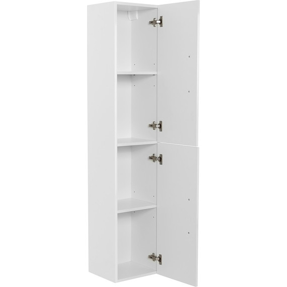 Пенал подвесной BelBagno AURORA-1600-2A-SC-BL-P-R 35 см, правый, Bianco Lucido - фото, картинка 3 Пенал подвесной BelBagno AURORA-1600-2A-SC-BL-P-R 35 см, правый, Bianco Lucido - фото 3