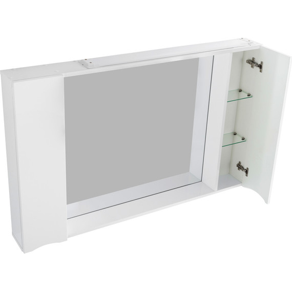 Зеркало-шкаф BelBagno 120 см MARINO-SPC-1200/750-2A-BL-P, Bianco Lucido - фото 5