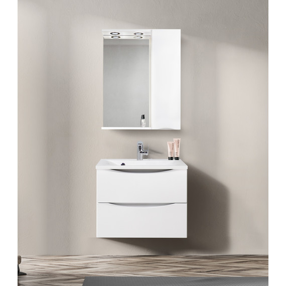 Зеркало-шкаф BelBagno 60 см MARINO-SPC-600/750-1A-BL-P-R, Bianco Lucido - фото 12