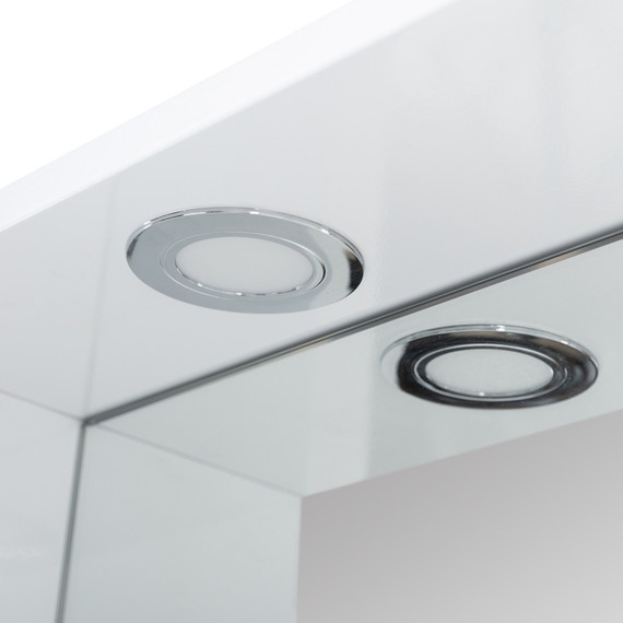 Зеркало-шкаф BelBagno 90 см MARINO-SPC-900/750-1A-BL-P-L, Bianco Lucido - фото 12