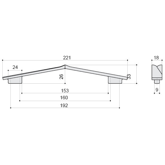 Мебельная ручка BelBagno Aurora 8.1135.192160.0270OP, белый матовый - фото, картинка 2 Мебельная ручка BelBagno Aurora 8.1135.192160.0270OP, белый матовый - фото 2