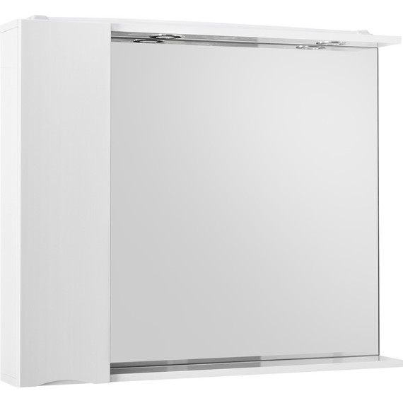 Зеркало-шкаф BelBagno 90 см MARINO-SPC-900/750-1A-BL-P-L, Bianco Lucido - фото 3