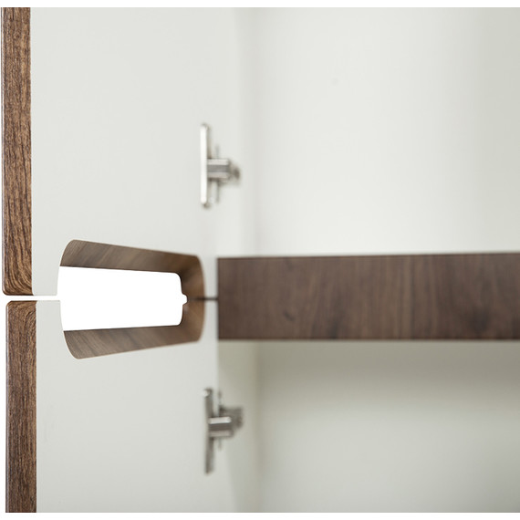 Пенал подвесной BelBagno ETNA-1500-2A-SC-RW-P-L 40 см, левый, Rovere Moro - фото, картинка 4 Пенал подвесной BelBagno ETNA-1500-2A-SC-RW-P-L 40 см, левый, Rovere Moro - фото 4