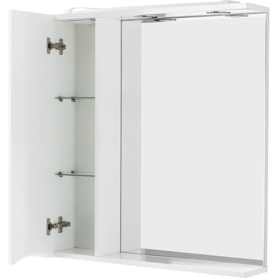 Зеркало-шкаф BelBagno 60 см MARINO-SPC-600/750-1A-BL-P-L, Bianco Lucido - фото 4