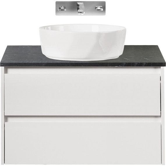 Столешница BelBagno Bellagio 100 см KEP-100-MNO-W0, Marmo Nero Opaco - фото 3