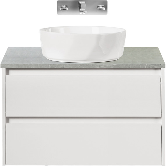 Столешница BelBagno Bellagio 90 см KEP-90-MGL-W0, Marmo Grigio Lucido - фото 3