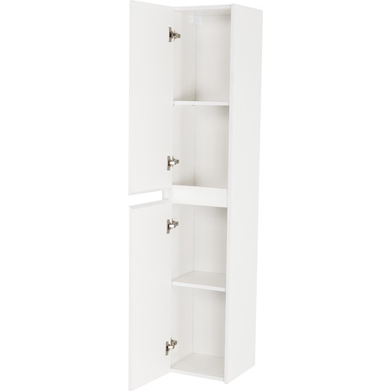 Пенал подвесной BelBagno KRAFT-1600-2A-SC-BO-L 33 см, Bianco Opaco - фото 3