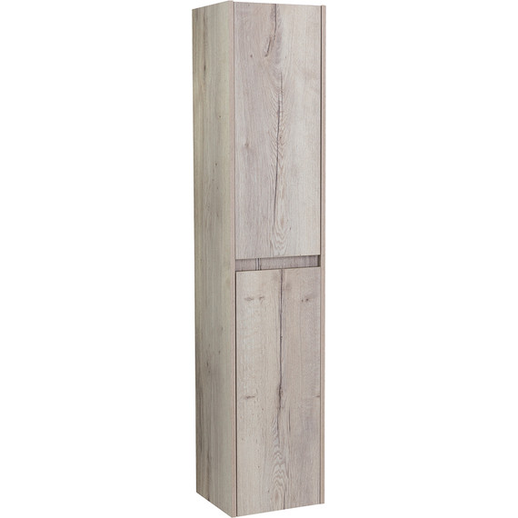 Пенал подвесной BelBagno KRAFT-1600-2A-SC-RGB-L 33 см, Rovere Galifax Bianco - фото 2