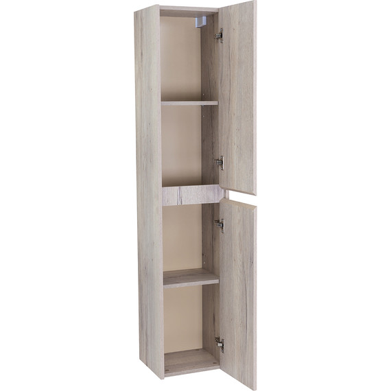 Пенал подвесной BelBagno KRAFT-1600-2A-SC-RGB-R 33 см, Rovere Galifax Bianco - фото 3