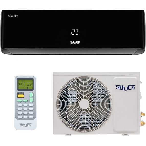 Сплит-система инверторного типа Shuft Asgard DC Black SFTHAI-07HN8/BL - фото 8