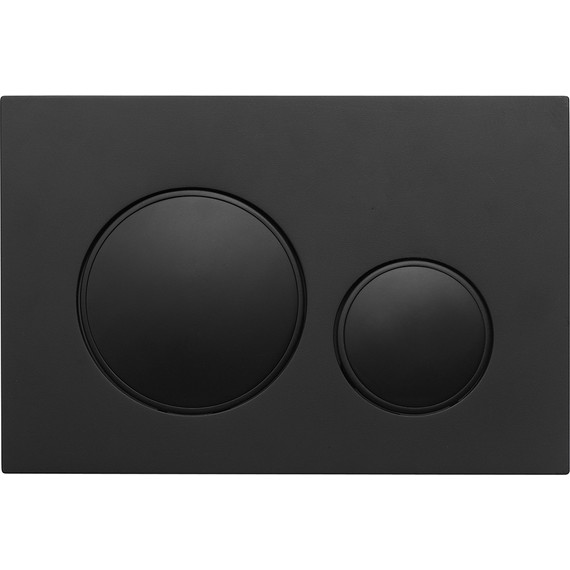 Кнопка смыва Veconi Flush FLV10-B, чёрный матовый - фото 