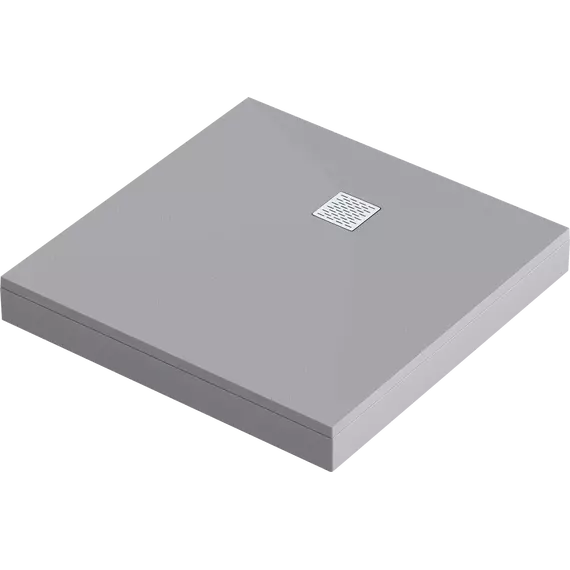 Каменный поддон Bas Essentia 90x90 см, графит (квадратный) - фото 2