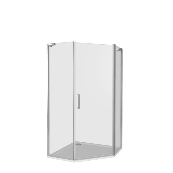 Душевое ограждение Bas Fantasy PNT-100-C-CH 100x100 см, хром/прозрачное - фото 2