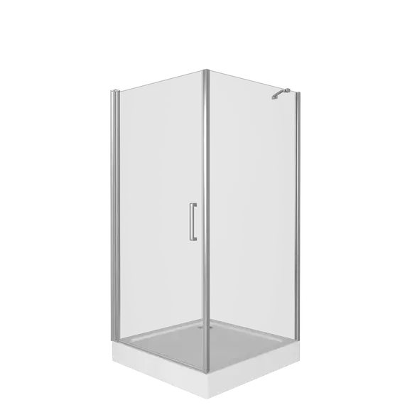 Душевое ограждение Bas Fantasy CR-100-С-CH 100x100 см, хром/прозрачное - фото 2