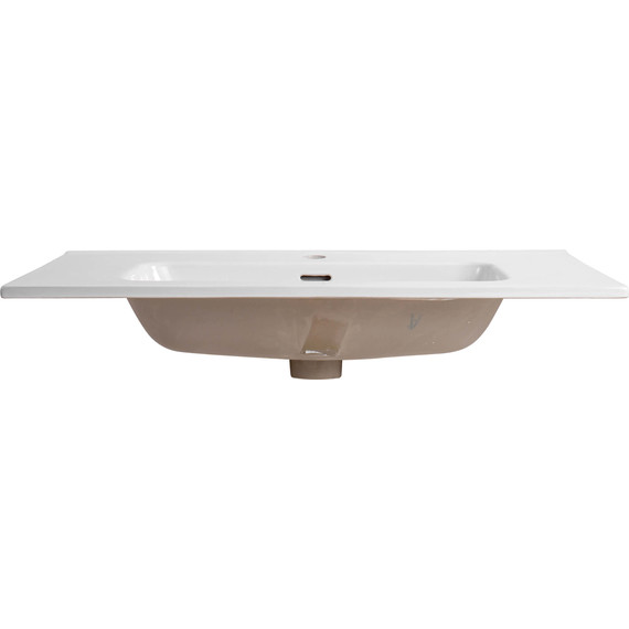 Тумба подвесная с раковиной-столешницей Aquatek 80 см AQ77080-LC, капучино светлый - фото 7