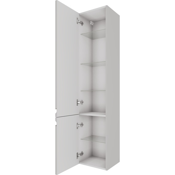 Пенал подвесной Aquatek 35 см AQ70035L-LG, серый туман - фото 2