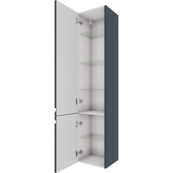 Пенал подвесной Aquatek 35 см AQ70035L-MG, серый матовый - фото 2