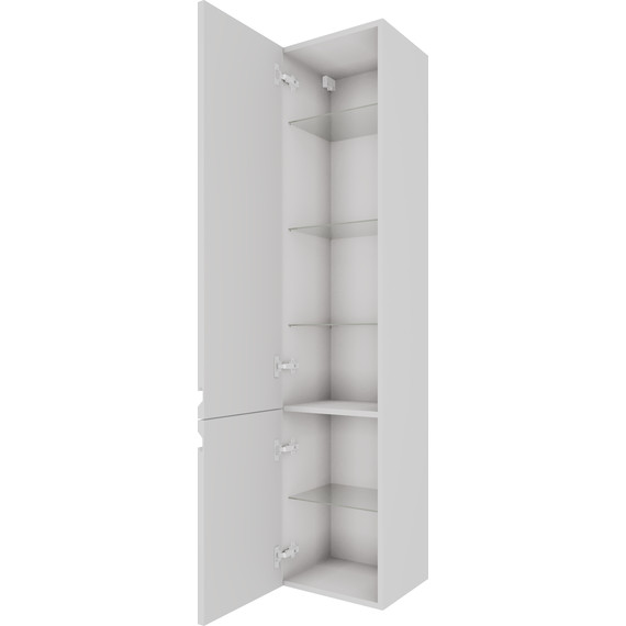 Пенал подвесной Aquatek 35 см AQ70035L-MW, белый матовый - фото 2