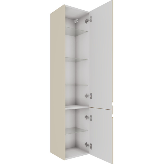 Пенал подвесной Aquatek 35 см AQ70035R-LC, капучино светлый - фото 2