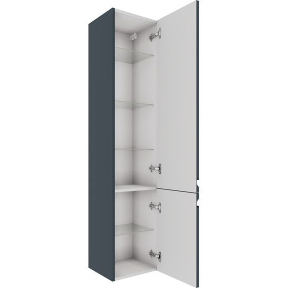 Пенал подвесной Aquatek 35 см AQ70035R-MG, серый матовый - фото 2