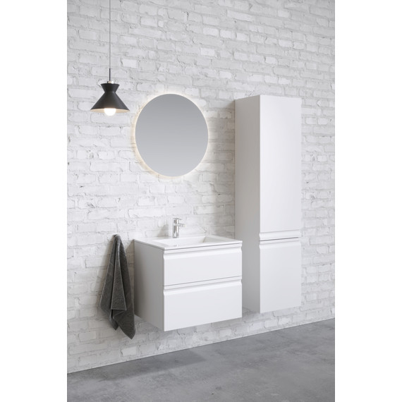 Пенал подвесной Aquatek 35 см AQ70035R-MW, белый матовый - фото 3