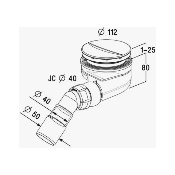 Сифон для душевого поддона Radaway Turboflow TB90PWhite - фото 2