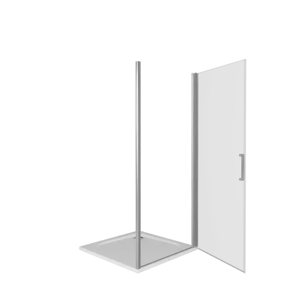 Душевая дверь Bas Fantasy DR-90-С-CH 90 см, хром/прозрачное - фото 3