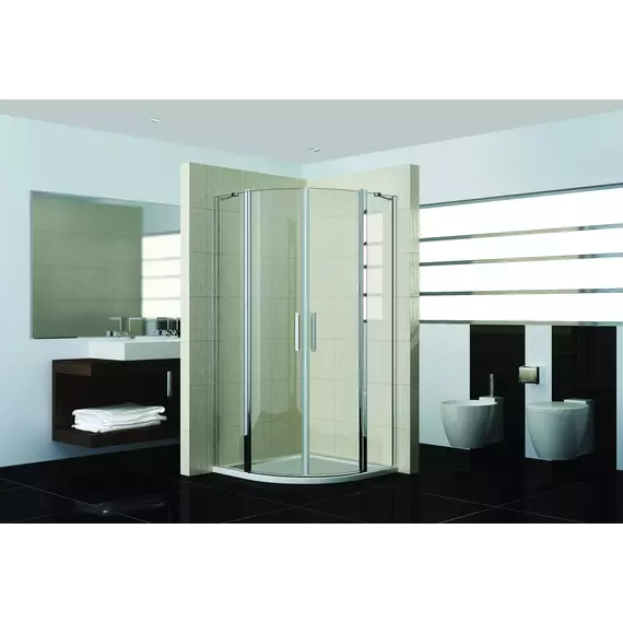 Душевое ограждение Bas Pandora R-120-C-CH 120x80 см, хром/прозрачное - фото 