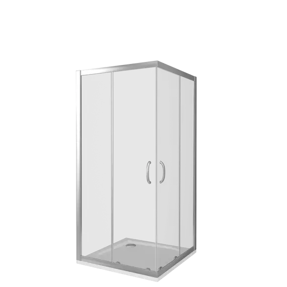 Душевое ограждение Bas Infinity CR-120-80-C-CH 120x80 см, хром/прозрачное - фото 2