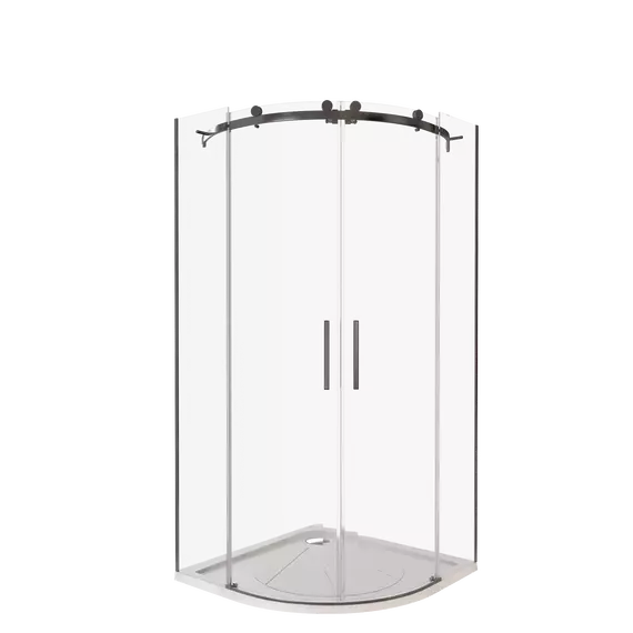 Душевое ограждение Bas Galaxy R-TD-100-C-B 100x100 см, чёрный/прозрачное - фото 2