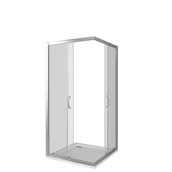 Душевое ограждение Bas Infinity CR-120-80-C-CH 120x80 см, хром/прозрачное - фото 3