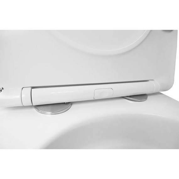 Инсталляция с подвесным унитазом комплект: Grohe Rapid SL 38772001 с подвесным безободковым унитазом Azario Trevi AZ-0093UQ3 TORNADO сиденье микролифт, крепление, кнопка смыва хром - фото, картинка 8 Инсталляция с подвесным унитазом комплект: Grohe Rapid SL 38772001 с подвесным безободковым унитазом Azario Trevi AZ-0093UQ3 TORNADO сиденье микролифт, крепление, кнопка смыва хром - фото 8