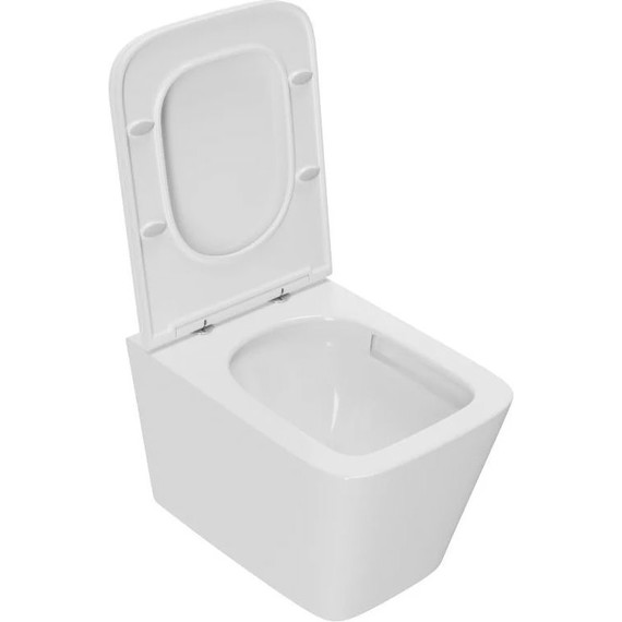 Унитаз подвесной безободковый Sintesi Balti SIN-TS-BLT-172 с крышкой микролифт (система смыва Торнадо) - фото 3