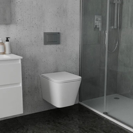 Унитаз подвесной безободковый Sintesi Balti SIN-TS-BLT-172 с крышкой микролифт (система смыва Торнадо) - фото 13