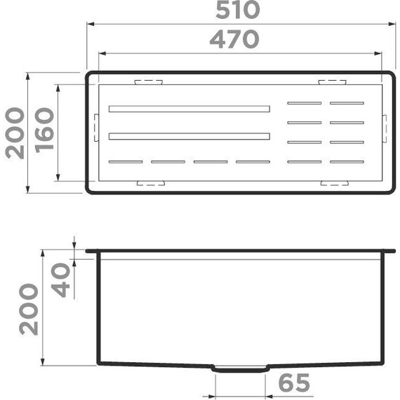 Встраиваемая сушилка для посуды Omoikiri DRY-04 IN 4999127, нержавеющая сталь - фото 2